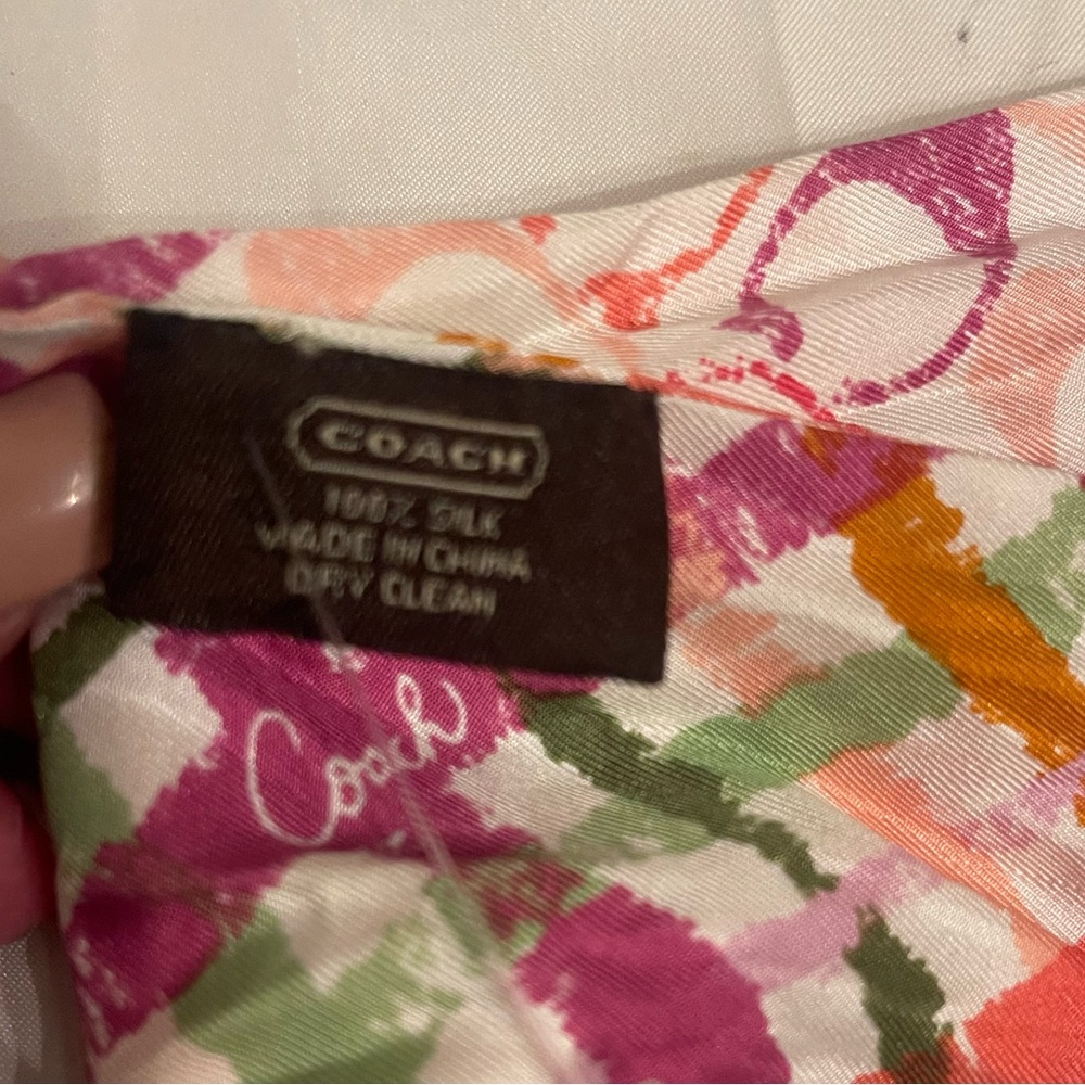 Coach Vintage Scarf - Picture 3 of 7